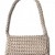 Hand crocheted shoulder bag - 3mm - "Baguette bag" - Sand