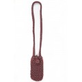 Hand crocheted crossbody bag - 3mm - "Handy bag" - Raspberry