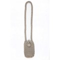 Hand crocheted crossbody bag - 3mm - "Handy bag" - Sand