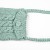 Hand knitted crossbody bag - 3mm - "Nana bag" - Turquoise