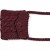 Hand knitted crossbody bag - 3mm - "Nana bag" - Blackberry