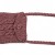 Hand knitted crossbody bag - 3mm - "Nana bag" - Raspberry