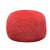 Pouffe round crocheted D50*36 / D70*42 - 3mm "Milaraki" - Watermelon