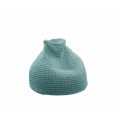 Beanbag crocheted - Small - Medium - Large - 6mm "Pear" - Turquoise