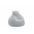 Beanbag crocheted - Small - Medium - Large - 6mm "Pear" - Water