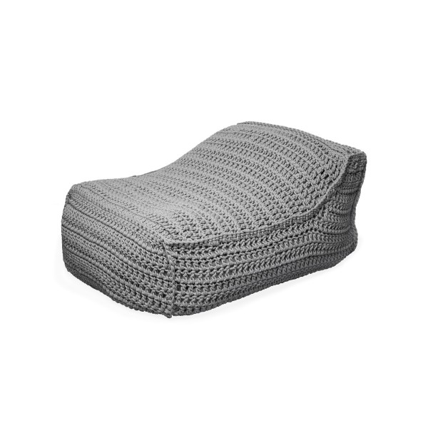 Cozy Lounger crocheted 6mm - "Syros Lounger" - Lava