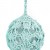 Hanging lamp - D20 / D25 / D30 / D40 - 6mm "Shell" - Turquoise