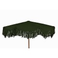 Parasol round classic crocheted - D210 / D260 - 6mm "Fringe" - Olive