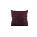 Cushion crocheted both sides - 40*40 / 45*45 - 3mm "BB" - Blackberry