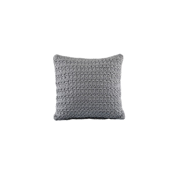 Cushion crocheted both sides - 40*40 / 45*45 - 3mm "BB" - Lava