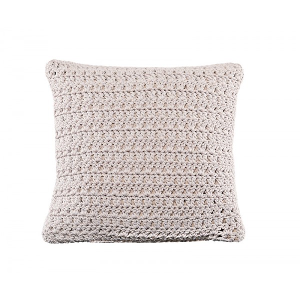 Cushion crocheted both sides - 40*40 / 45*45 - 3mm "BB" - Sand