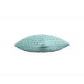 Cushion crocheted both sides - 40*40 / 45*45 - 3mm "BB" - Turquoise