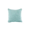 Cushion crocheted both sides - 40*40 / 45*45 - 3mm "BB" - Turquoise