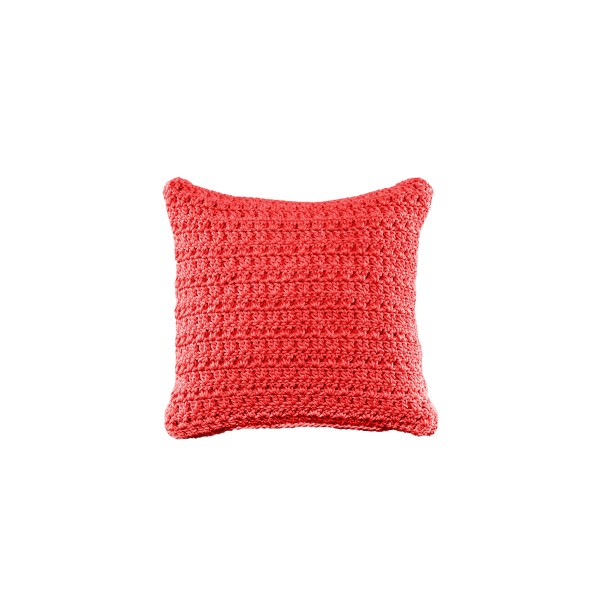 Cushion crocheted both sides - 40*40 / 45*45 - 3mm "BB" - Watermelon