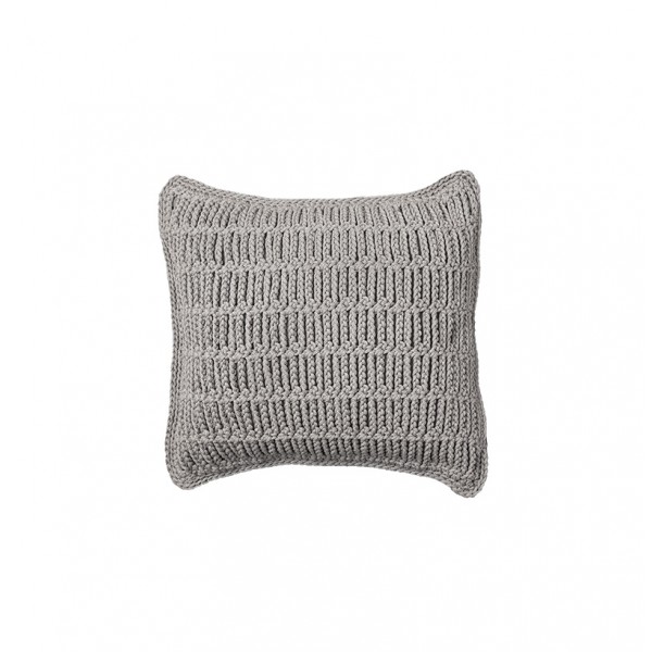 Cushion crocheted both sides - 40*40 / 45*45 - 3mm "Web" - Sand