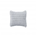 Cushion crocheted both sides - 40*40 / 45*45 - 3mm "Web" - Water