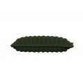 Cushion knitted both sides - 65*28 - 6mm "XX" - Olive