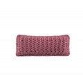 Cushion knitted both sides - 65*28 - 6mm "XX" - Raspberry
