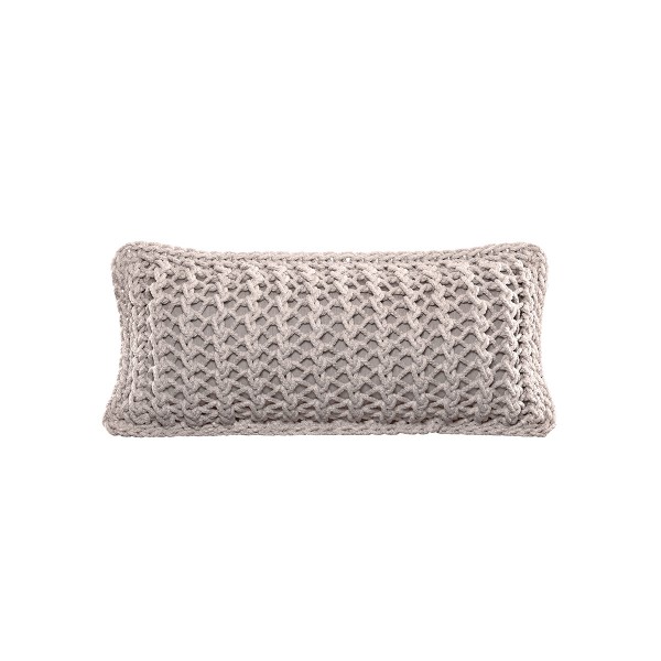 Cushion knitted both sides - 65*28 - 6mm "XX" - Sand