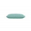 Cushion knitted both sides - 65*28 - 6mm "XX" - Turquoise