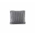 Cushion knitted both sides 45*45 - 6mm "XX" - Lava