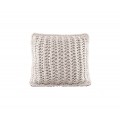 Cushion knitted both sides 45*45 - 6mm "XX" - Sand
