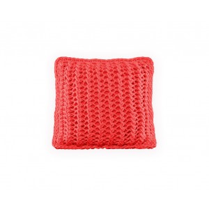 Cushion knitted both sides 45*45 - 6mm "XX" - Watermelon
