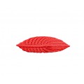 Cushion knitted both sides 45*45 - 6mm "XX" - Watermelon