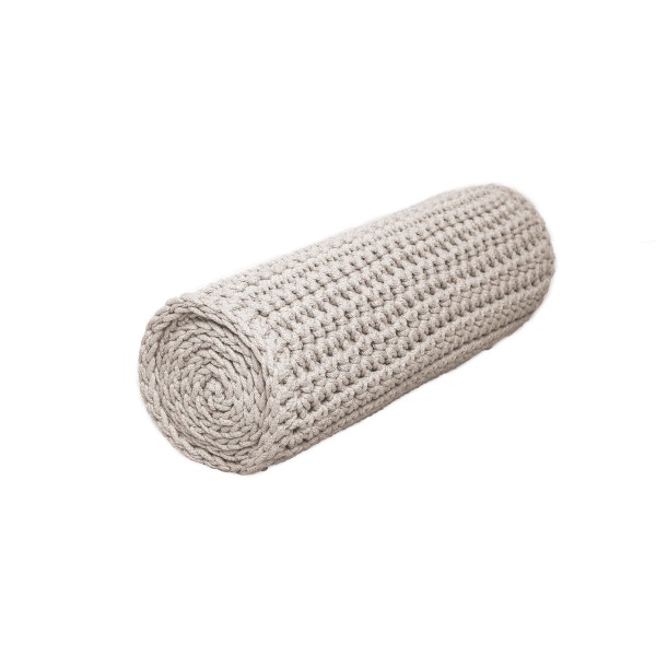 Cylinder crocheted D20*60 / D30*90 - 6mm "Varelaki"- Sand