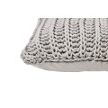 Cushion knitted one side - 65*28 - 6mm "Chain" - Sand