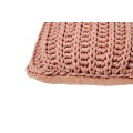 Cushion knitted one side - 65*28 - 6mm "Chain" - Salmon