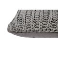 Cushion knitted one side - 65*28 - 6mm "Chain" - Lava