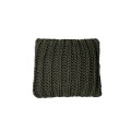 Cushion knitted one side - 45*45 / 60*60 - 6mm "Chain" - Olive