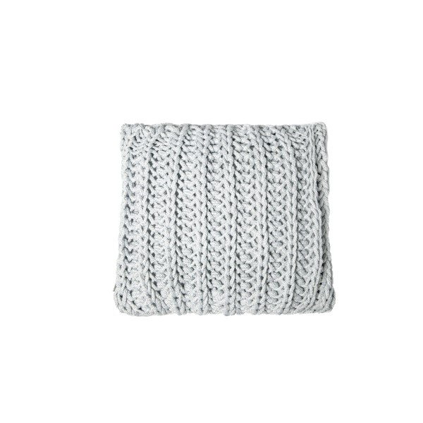 Cushion knitted one side - 45*45 / 60*60 - 6mm "Chain" - Water