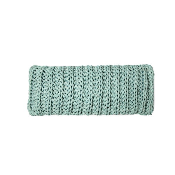 Cushion knitted one side - 65*28 - 6mm "Chain" - Turquoise