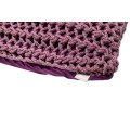 Cushion knitted one side - 45*45 / 60*60 - 6mm "XX" - Raspberry