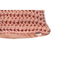 Cushion knitted one side - 45*45 / 60*60 - 6mm "XX" - Salmon