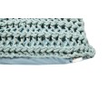 Cushion knitted one side - 45*45 / 60*60 - 6mm "XX" - Turquoise