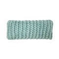 Cushion knitted one side - 65*28 - 6mm "XX" - Turquoise