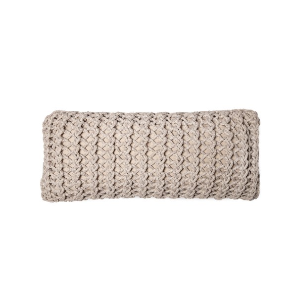 Cushion knitted one side - 65*28 - 6mm "XX" - Sand